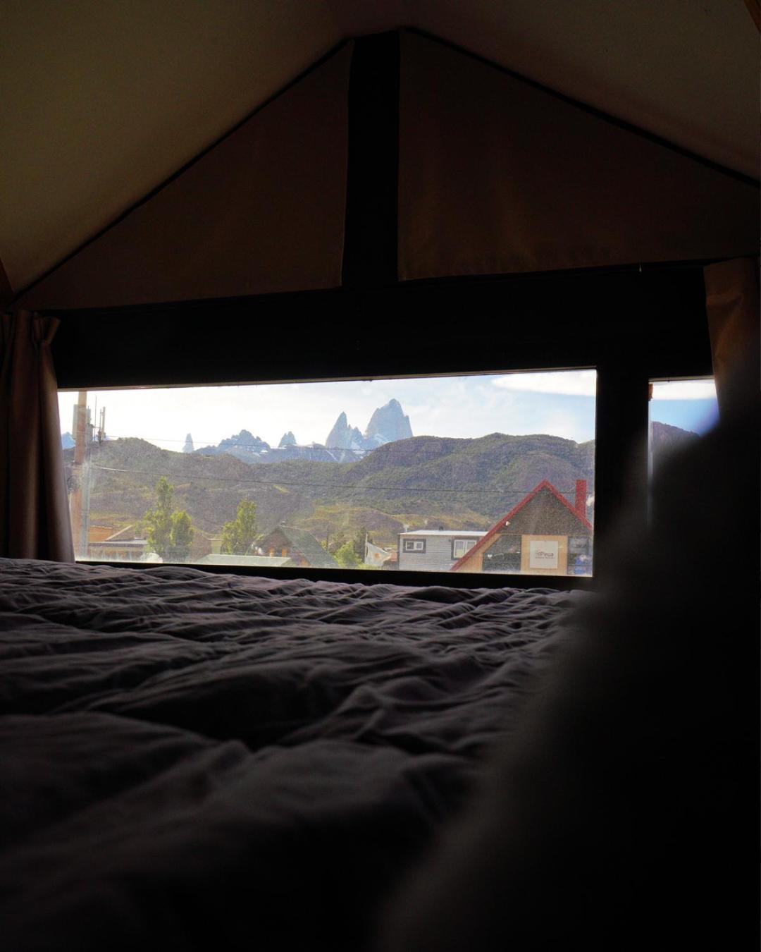 Gueer Aike Mejor Tiny House C/ Vista Al Fitz Roy Villa เอลชัลเตน ภายนอก รูปภาพ