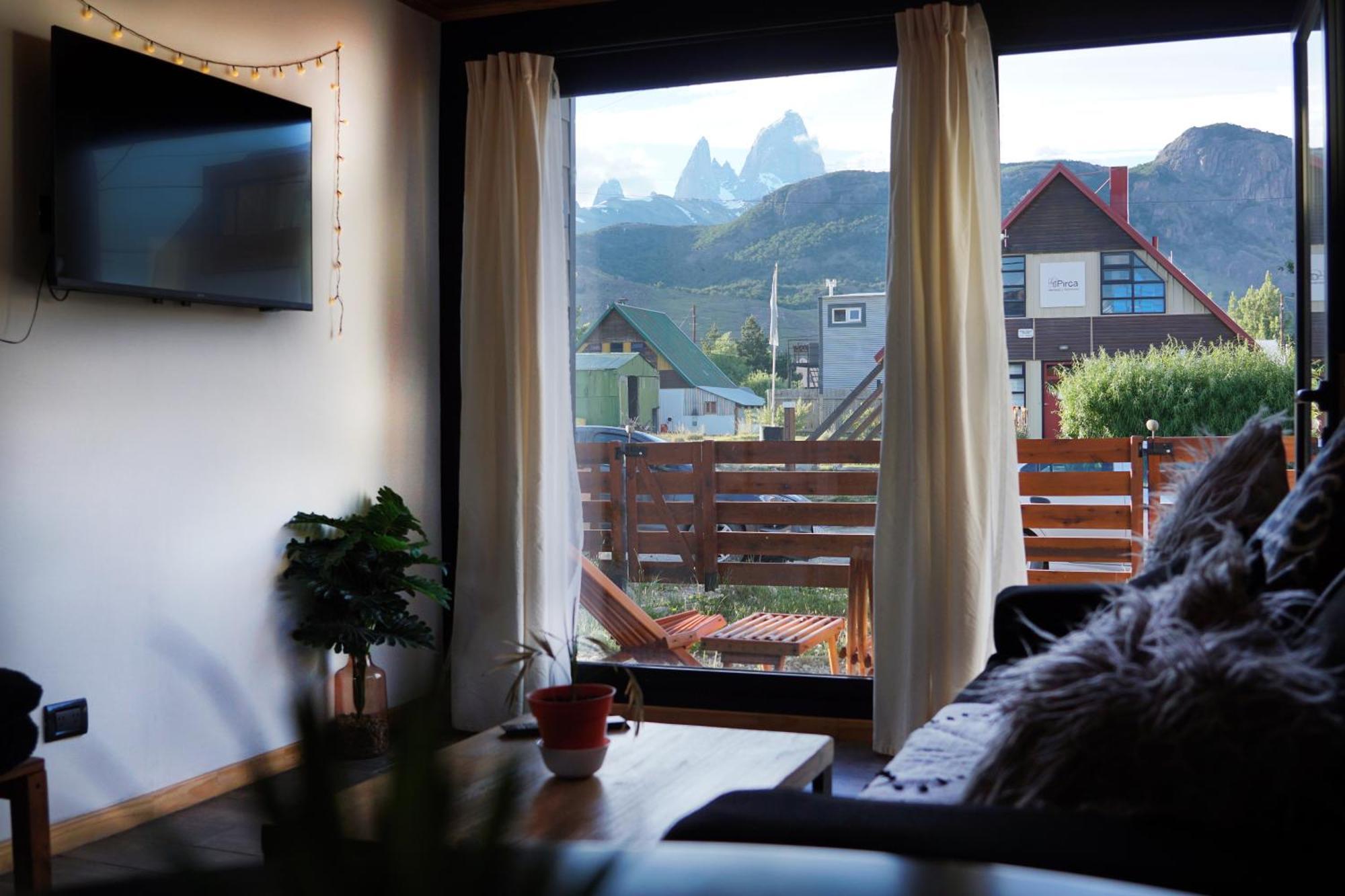 Gueer Aike Mejor Tiny House C/ Vista Al Fitz Roy Villa เอลชัลเตน ภายนอก รูปภาพ