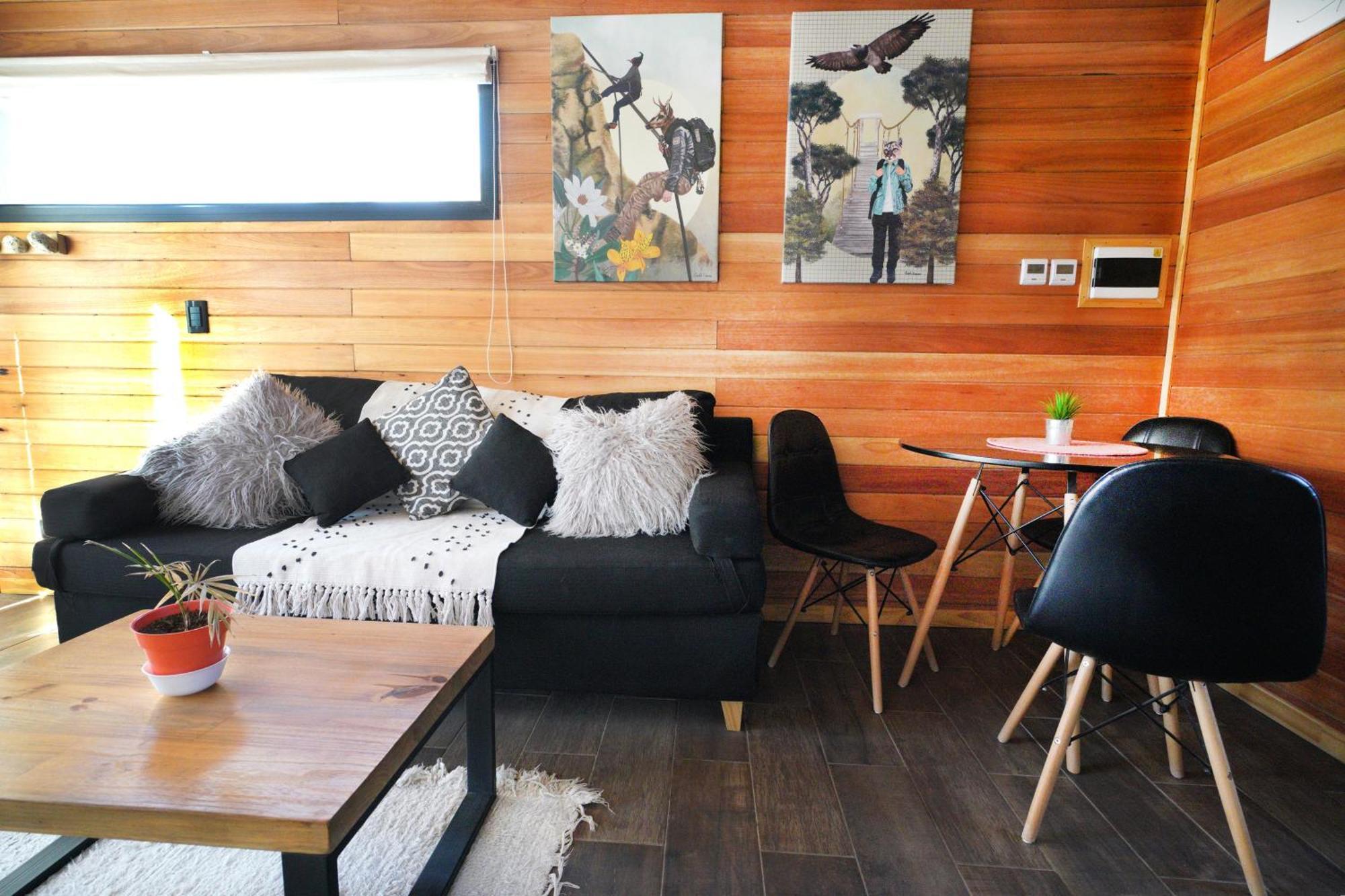 Gueer Aike Mejor Tiny House C/ Vista Al Fitz Roy Villa เอลชัลเตน ภายนอก รูปภาพ